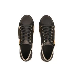 Pataugas JESTER/MIX F4H NOIR/DORÉ 16 Pataugas JESTER/MIX F4H NOIR/DORÉ -Pataugas 628254 BASKET FEMME JESTER MIX F4H NOIR DORE 6