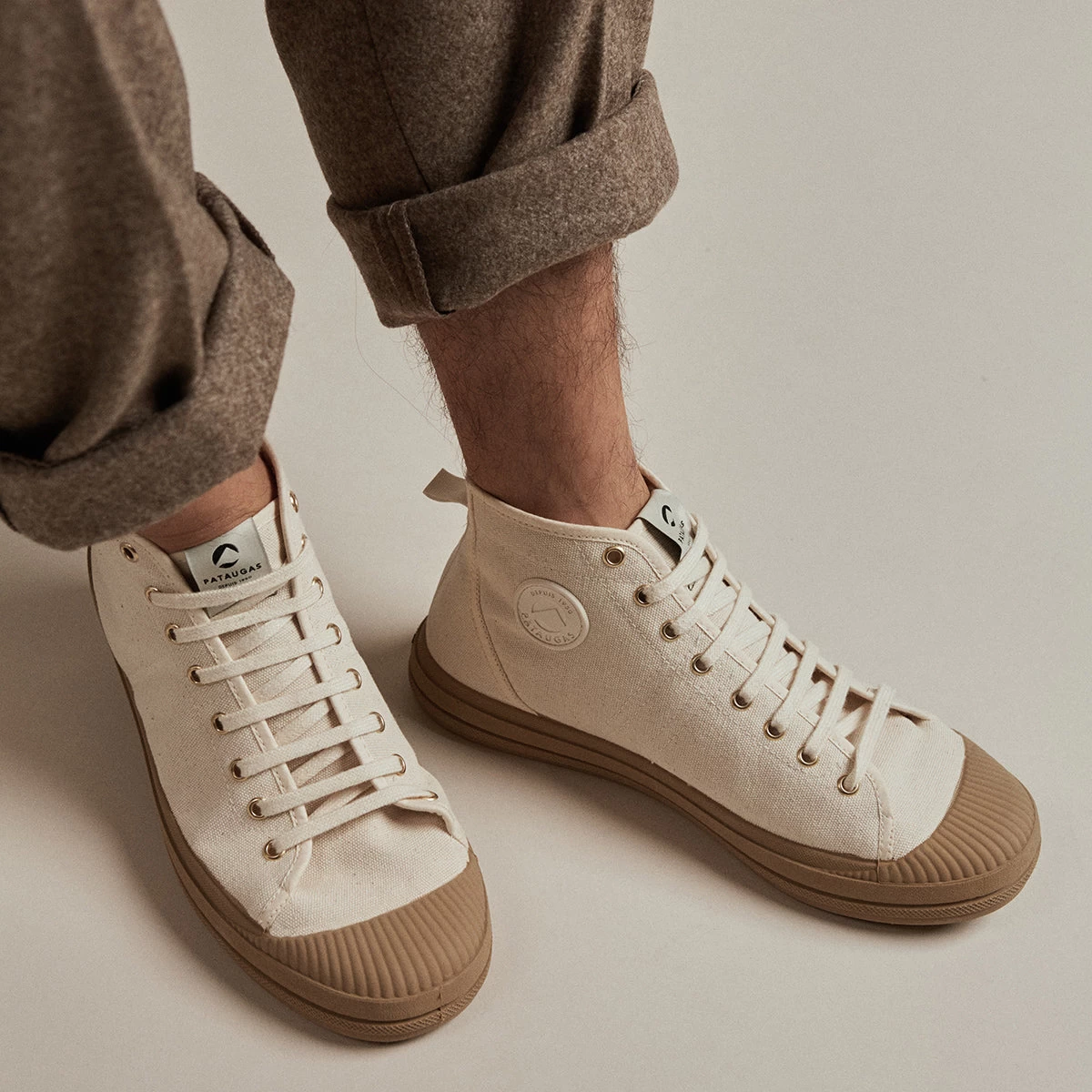 Pataugas ETCHE M/TWK H2H ECRU/GUM 5 Pataugas ETCHE M/TWK H2H ECRU/GUM – Image 3