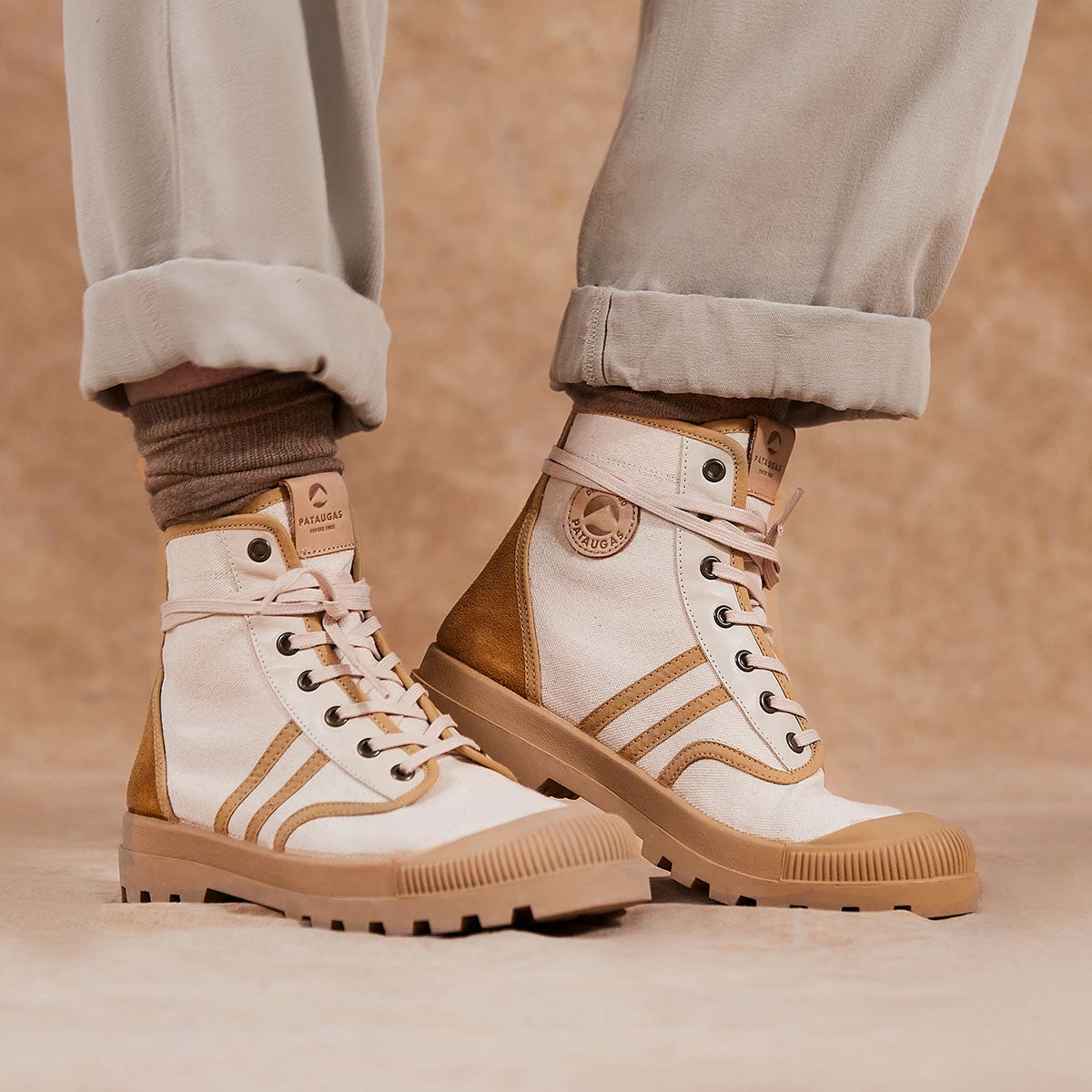 Pataugas AUTHENTIQUE M/MIXTC F4H SABLE 5 Pataugas AUTHENTIQUE M/MIXTC F4H SABLE – Image 3